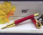 Mont Blanc Muses Marilyn Monroe Red Fountain Pen Replica Mont Blanc Pens